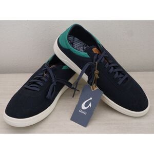 OluKai 10514-548Z Men' s Sz 10.5 Navy Blue/Bamboo Punini Casual Shoes